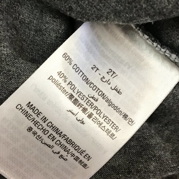 Epic Threads | Girl's T-shirt | Love | Gray | 2T - Picture 3 of 3